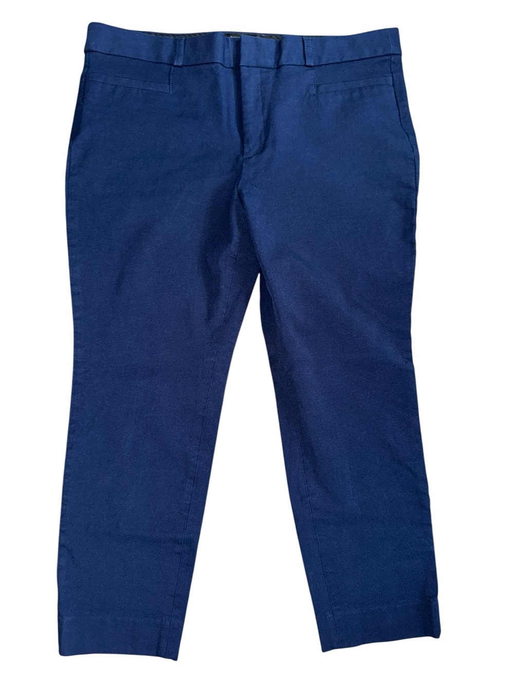 Banana Republic Sloan Capri Pants Women’s 12P Blue Stretch Career Cropped
